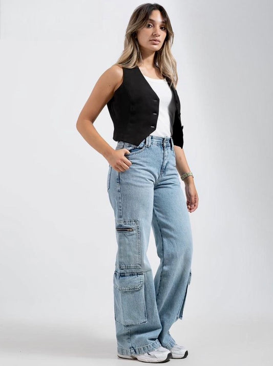 High Waist Cargo pants